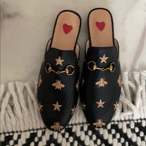 Star & Bee Princetown Mule Size 7.5